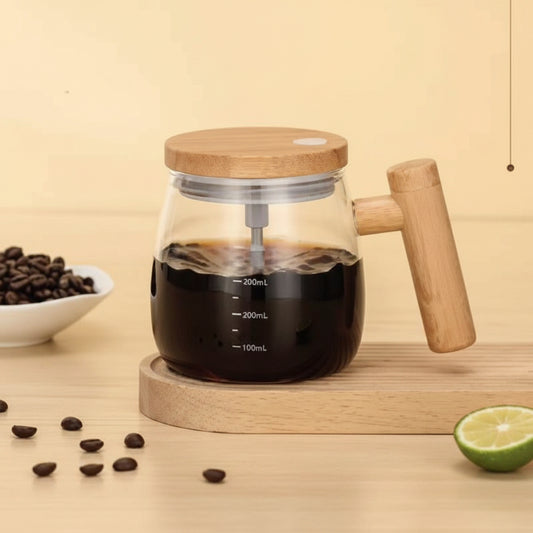MGH M5 | 350 ML Self Stirring Borosilicate Mug