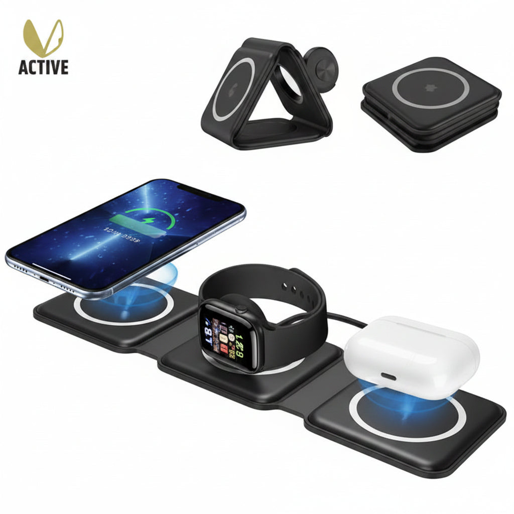 3 in 1 Wireless Charger | Model 9028-9