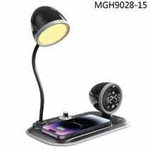 Lamp, Wireless Speaker & Clock | Model 9028-15