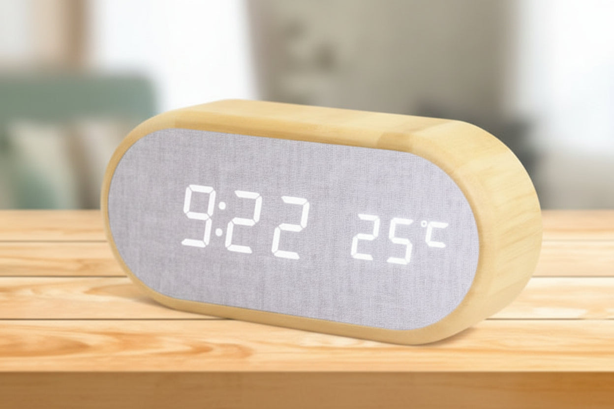 Bamboo Digital Clock-2203 | Model 9032-1