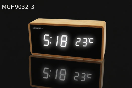 MGH9032-3 | Bamboo Digital Clock