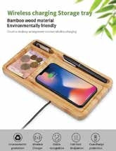 Bamboo Wireless Charger Desktop | Model 9044-1