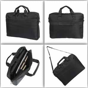MGH 9014-3 Rexine Laptop Bag – Dark Grey