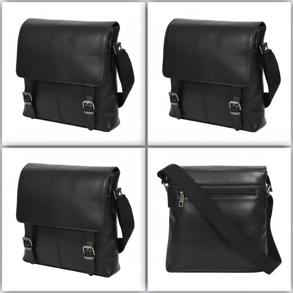 MGH 9014-5 Rexine Sling Bag – Black