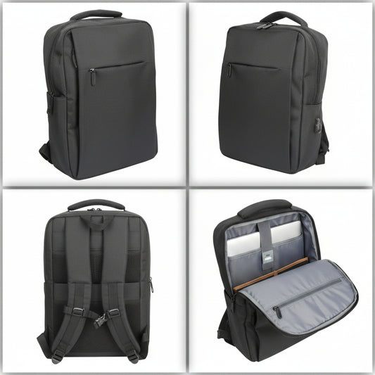 MGH 9014-2 Rexine Backpack – Dark Grey