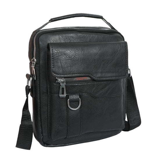 MGH 9014-6 | Rexine Sling Bag – Black