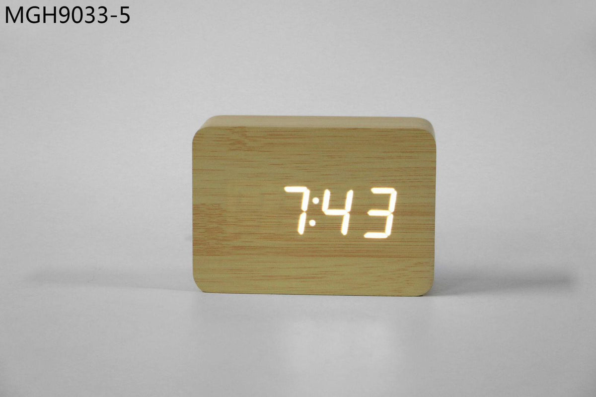 MGH9033-5 | Bamboo Digital Clock