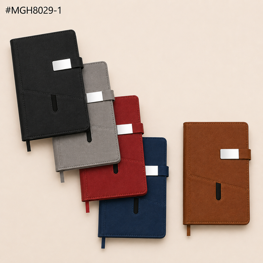 8029-1 | A5 PU Leather Diary - 192 Pages