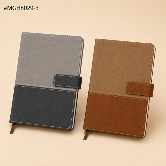 8029-3 | A5 PU Leather Diary - 192 Pages