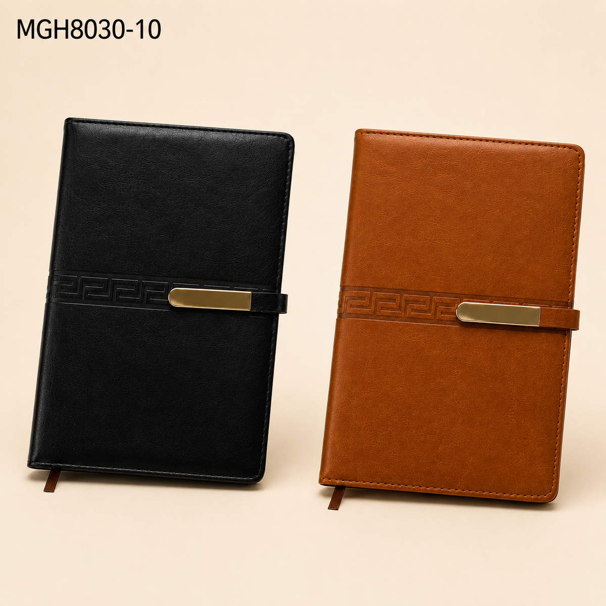 8030-10 A5 PU leather diary with 192 pages