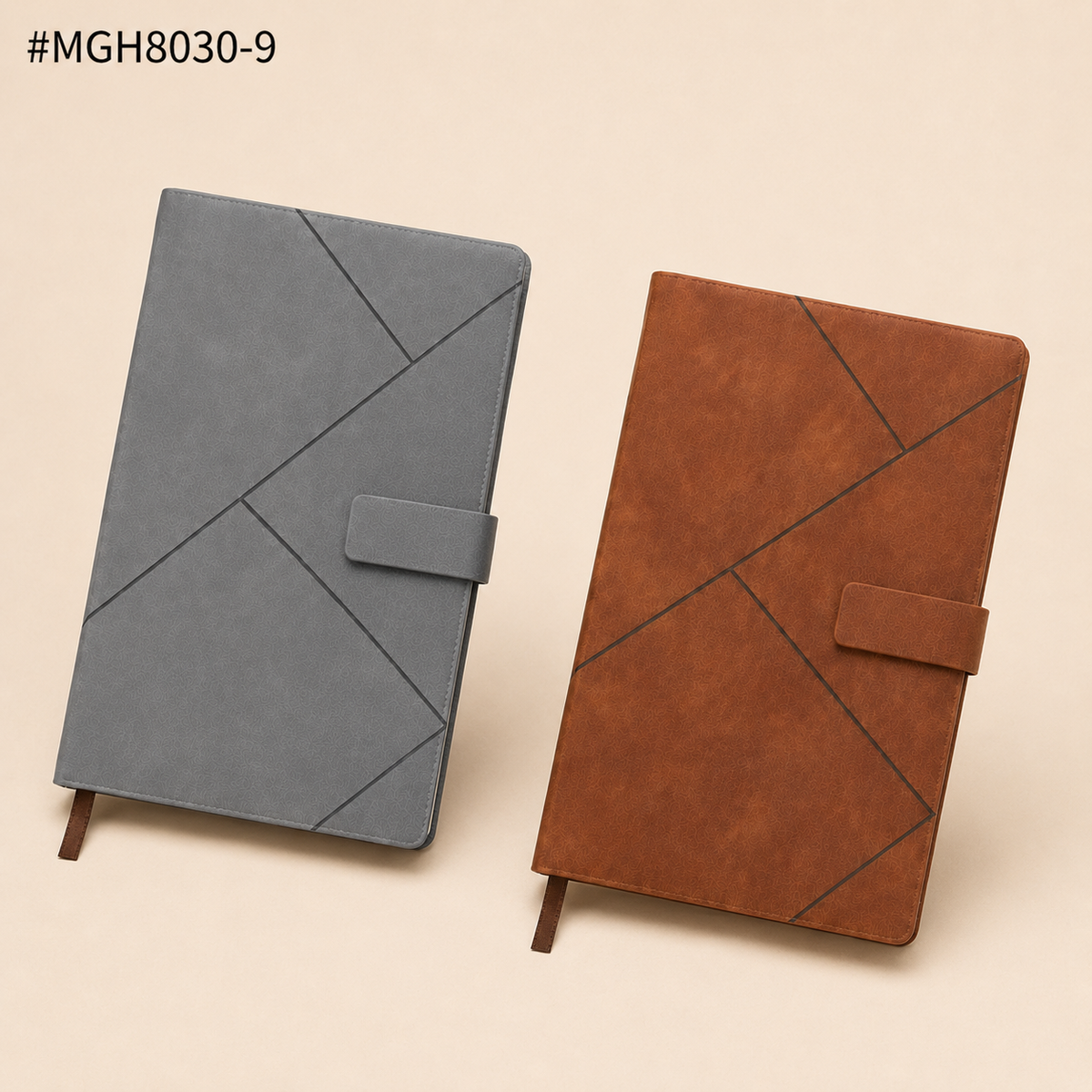 8030-9 A5 PU leather diary with 192 pages