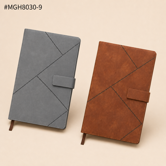 8030-9 A5 PU leather diary with 192 pages