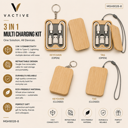 MGH9028-8 / 8A | Bamboo USB Cable Set