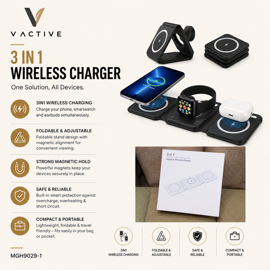 MGH9028-9 | 3 in 1 Wireless Charger