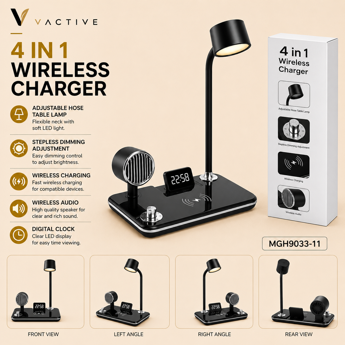 MGH9033-11 | 4 in 1 Wireless Charger