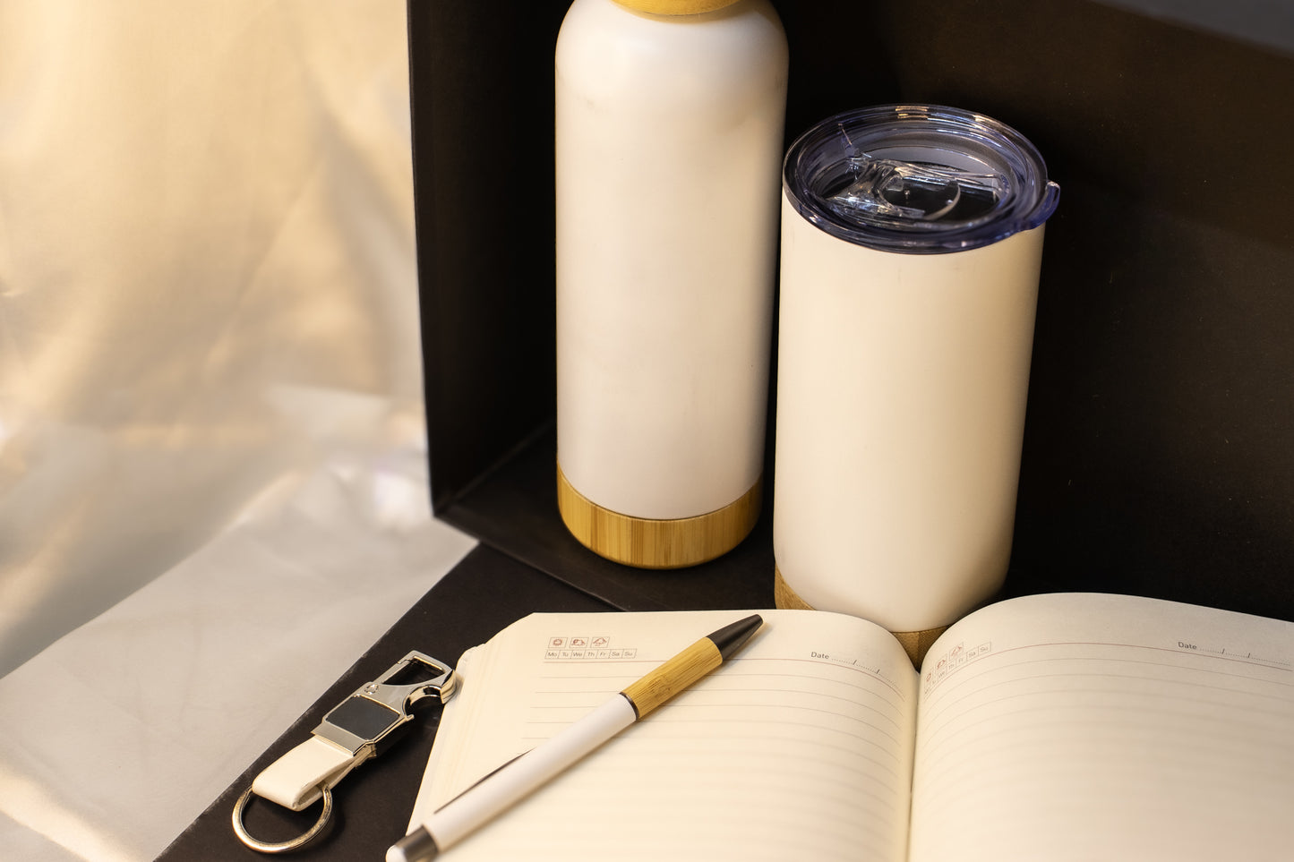 Premium Gift Hamper – Diary, Bottle, Key Chain, Pen & Tumbler